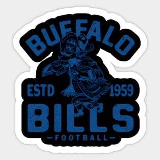 Buffalo Bills 2 By Buck Originals Sticker